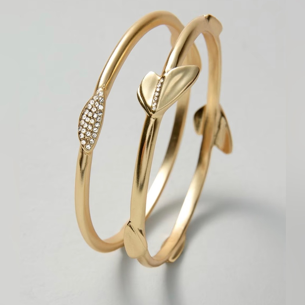 Abstract Butterfly Bangle Bracelets (2)